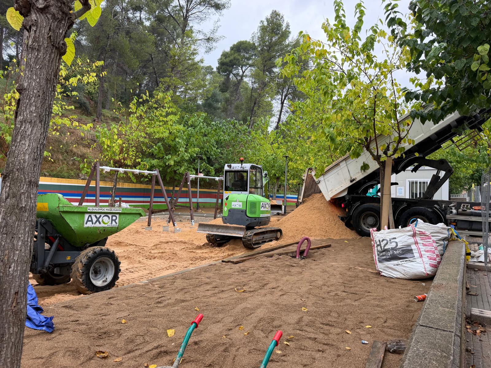 Imatge de la notícia: Ja estan en marxa les obres de renovació del parc Salvador Dalí